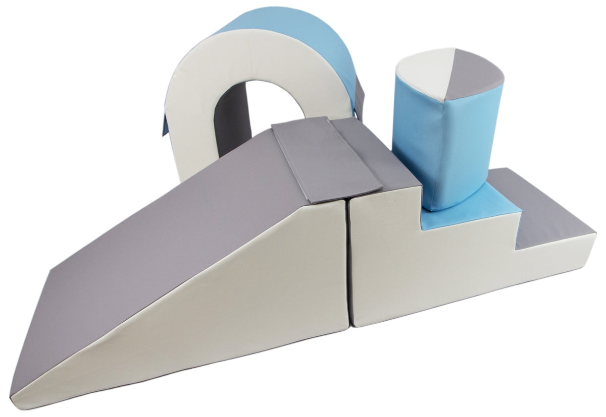 Bridge slide set Blue, White & Grey