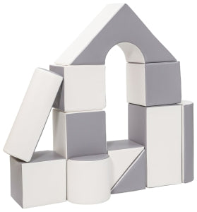 Castle Block Set - Grey/White