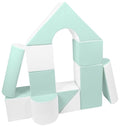 Castle Block Set - Green/White