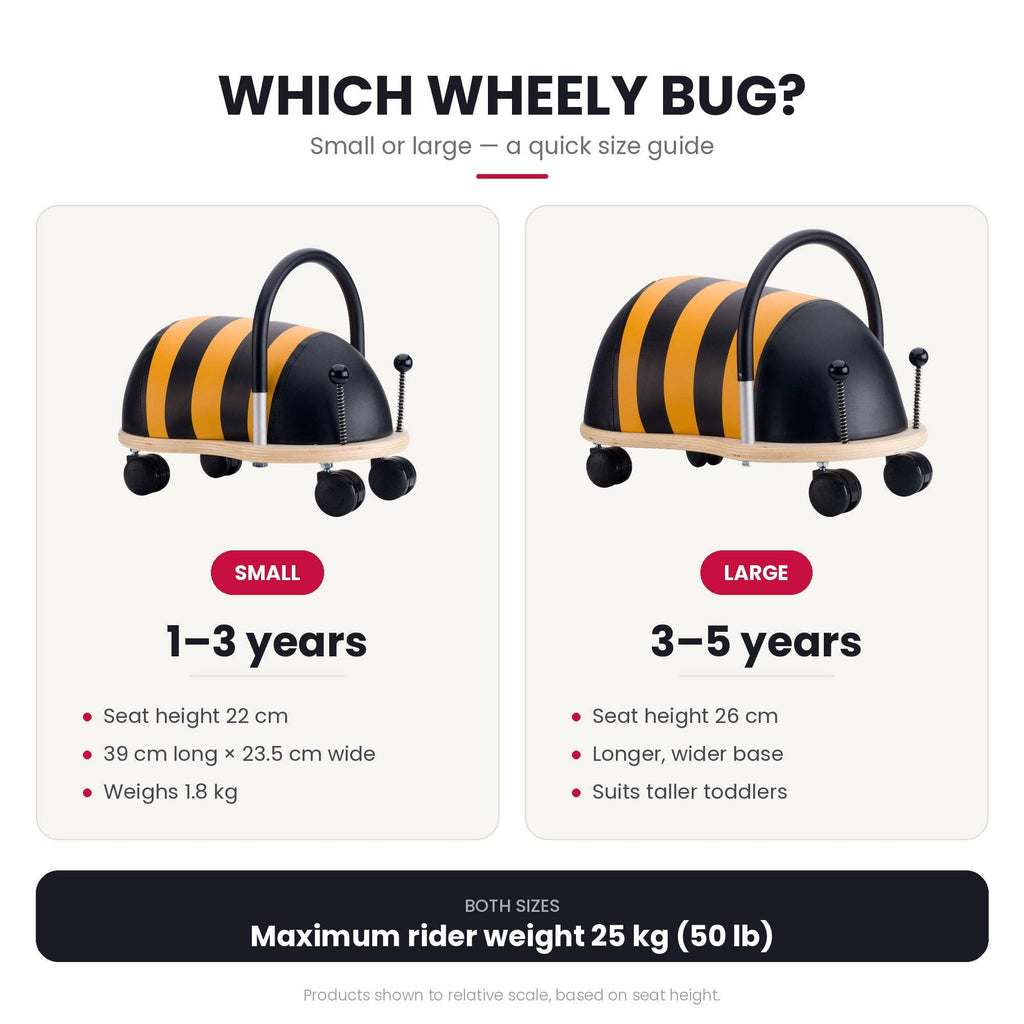 Wheelybug Ride-On Toys BEE: Large - Age 3 to 5 years