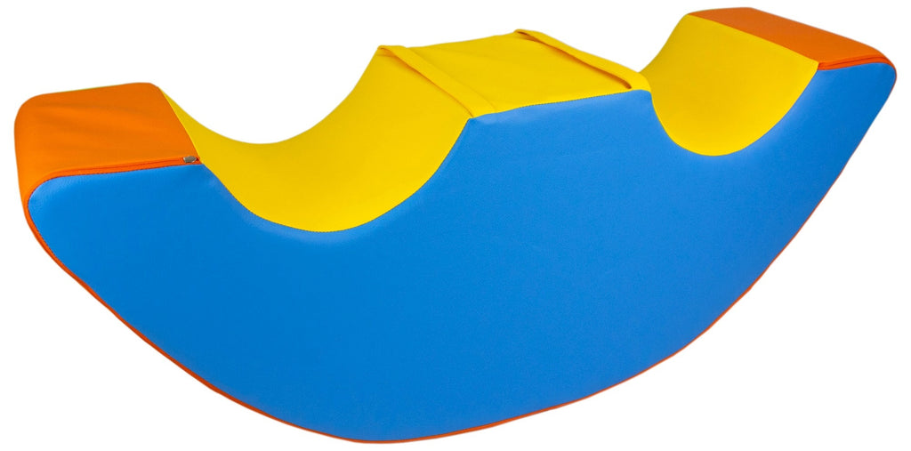 Bean Duo Soft Play Rocker Blue, Orange, Green & Yellow