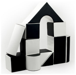 Castle Block Set - Black/White