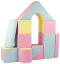 Castle Block Set - Pink/Blue/Yellow