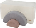 Soft play set, rainbow - Cream, grey & light pink