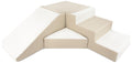 Soft Play Slide Set Beige/White