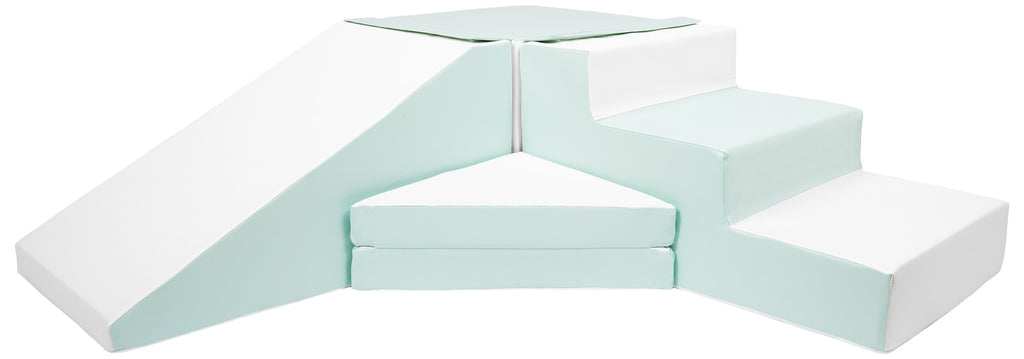 Soft Play Slide Set Green/White