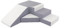 Soft Play Slide Set Grey/White