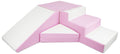 Soft Play Slide Set Pink/White