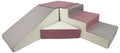 Soft Play Slide Set Purple/White/Grey