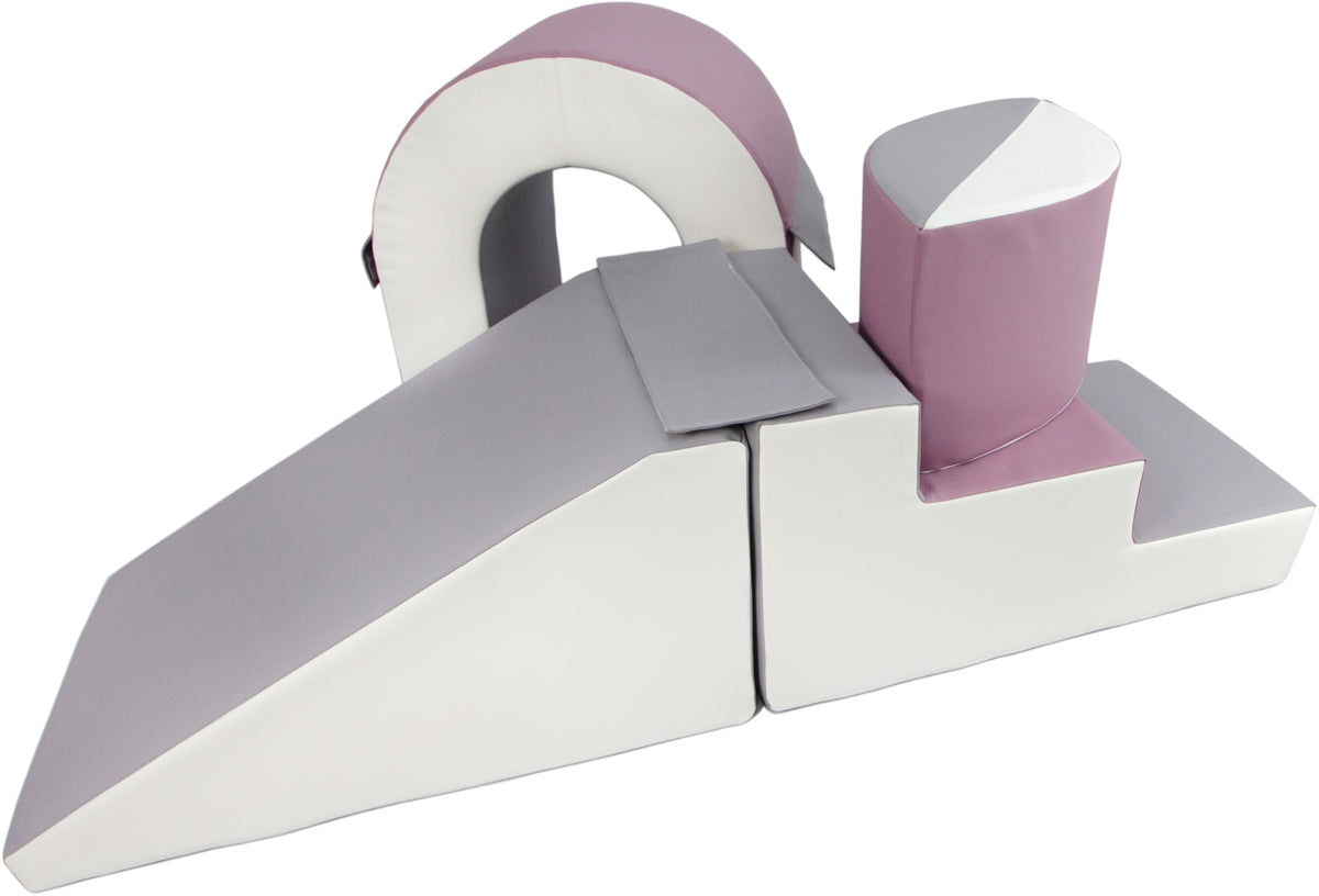 Bridge slide set Purple, White & Grey