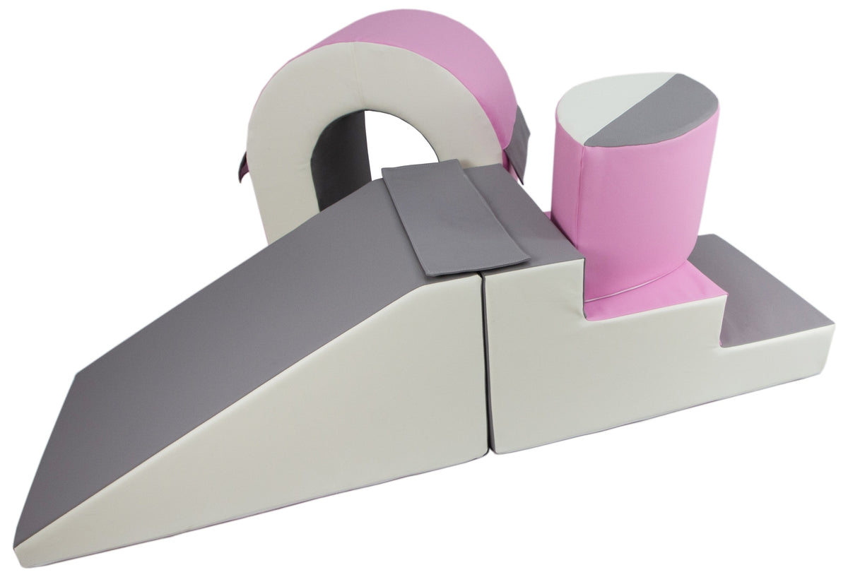 Bridge slide set Pink, White & Grey