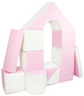 Castle Block Set - Pink/White