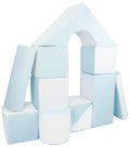 Castle Block Set - Blue/White