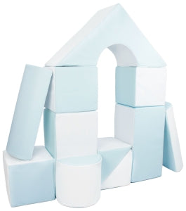 Castle Block Set - Blue/White